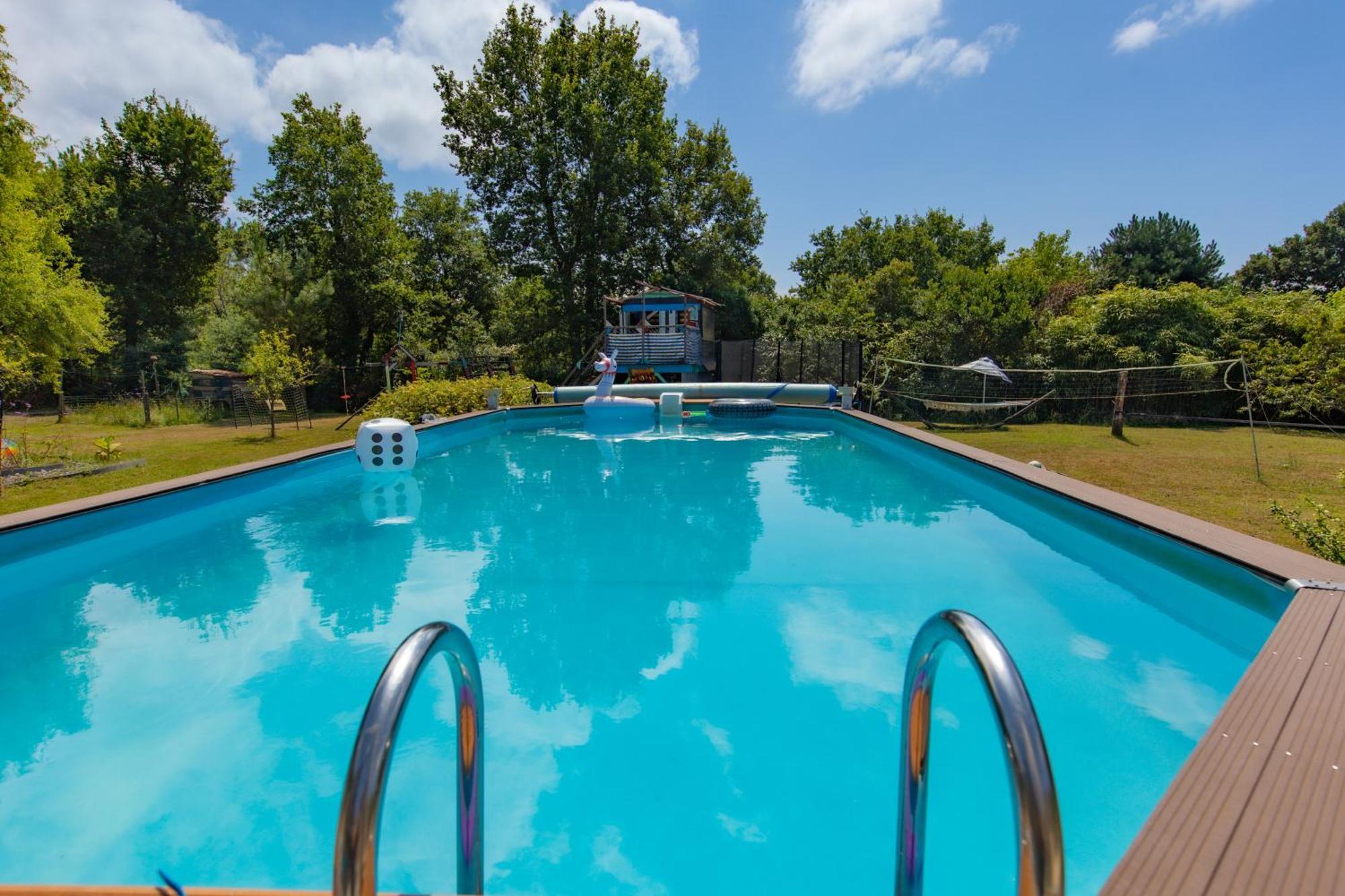 Familiale Sur 3000M2 Avec Piscine Villa Biscarrosse Exterior photo